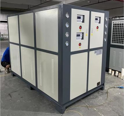JLSS-60HP Large Water Cooled Industrial Chiller With PLC 3 Systems Control