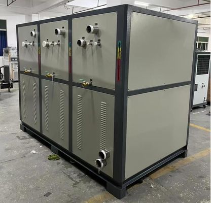 JLSS-60HP Large Water Cooled Industrial Chiller With PLC 3 Systems Control