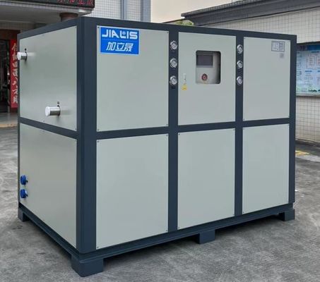 JLSS-50HP Low Noise Water Cooled Water Chiller , PLC Industrial Water Chiller Machine