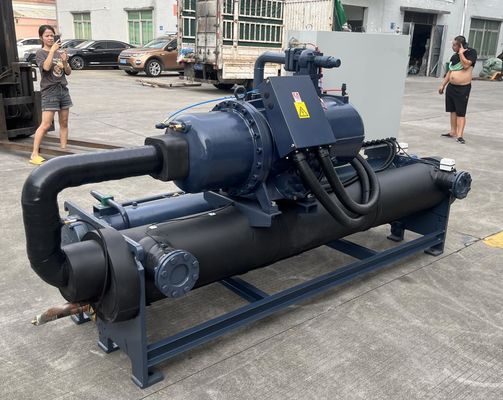 JLSW-105D Industrial Water Cooled Screw Chiller For Hot Press Vacuum Furnace