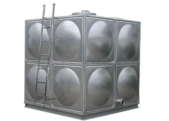0.6MPa Insulated Stainless Steel Water Storage Tank Threaded Flange
