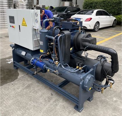 JLSW-40D Low Temperature Chiller , Screw Type Ethylene Glycol Chiller