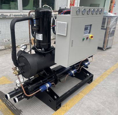Low Noise Water Cooled Scroll Chiller For Injection Molding Bottle Blowing