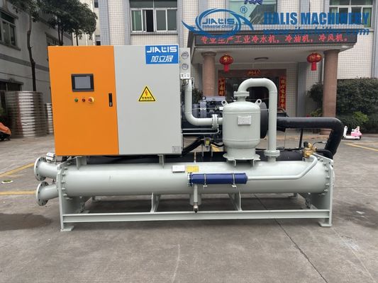 JLSW-170D Low Temperature Chiller , Screw Type Glycol Water Chiller