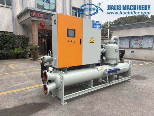JLSW-170D Low Temperature Chiller , Screw Type Glycol Water Chiller