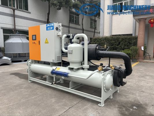 JLSW-170D Low Temperature Chiller , Screw Type Glycol Water Chiller