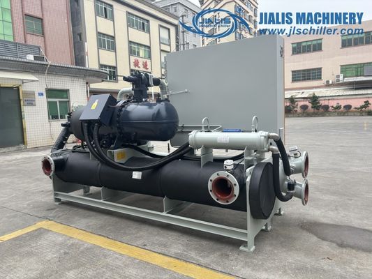 JLSW-170D Low Temperature Chiller , Screw Type Glycol Water Chiller
