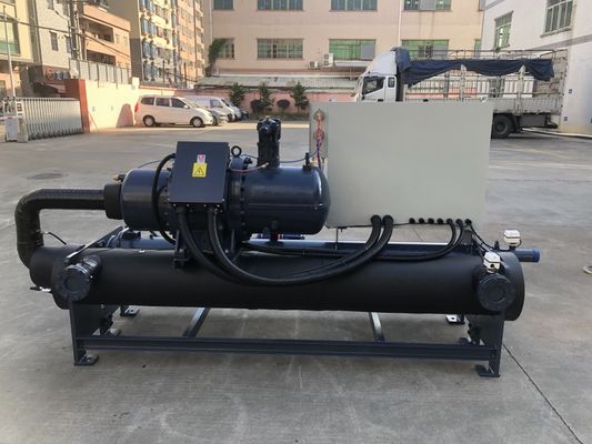 Bitzer / Hanbell Screw Chiller 380-415V 52.5kw Compressor For Water Cooling Temperature Range 5-35.C