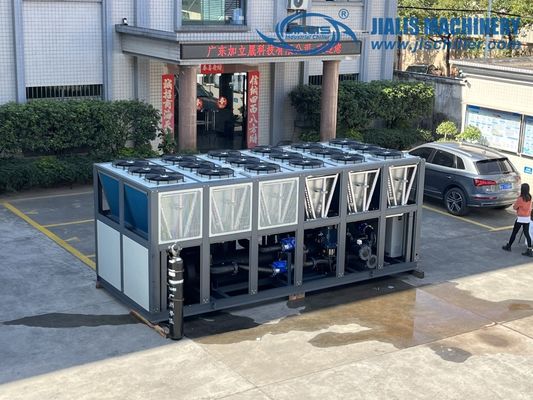 JLSF-180D Air Cooled Screw Chiller Cooling Of Injection Molds Blow Molds Extrusion Molds