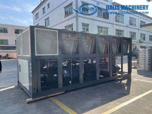 JLSF-180D Air Cooled Screw Chiller Cooling Of Injection Molds Blow Molds Extrusion Molds