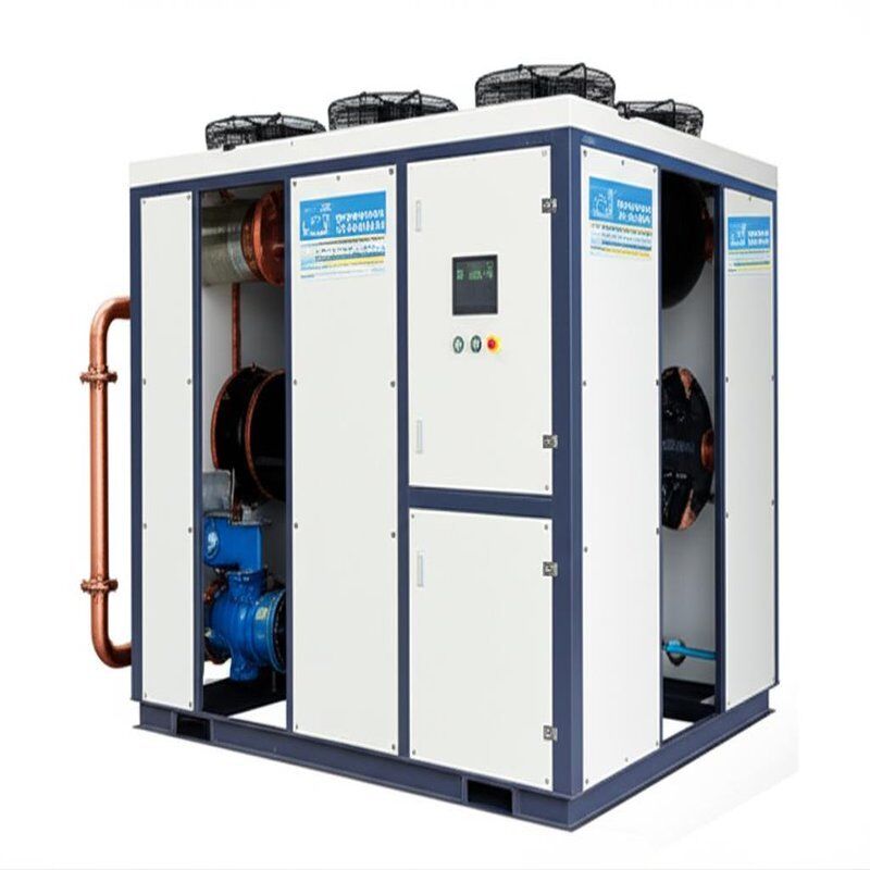 Design Temperature 5-35C Water Chiller Machine Incorporating Shell And Tube Evaporator and Frequency 50Hz 60Hz for Industrial Cooling
