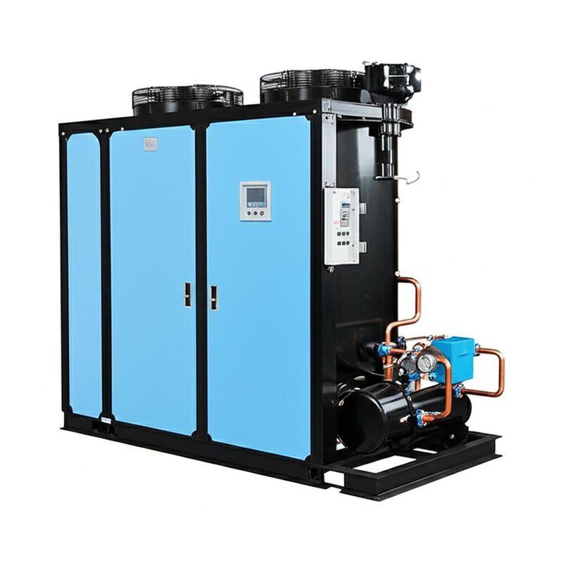 PLC Microcomputer Control System Water Chiller Machine Utilizing Screw Compressor Type Providing Cooling Capacity and Performance