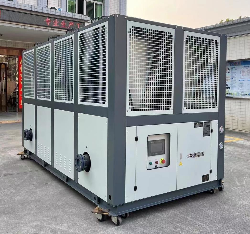 JLSF-90A Air Cooled Screw Chiller , R22 R407C R134a Industrial Water ...